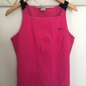 Nike Hot Pink Sports Tank w/bra- sz. L